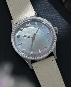 Time This Tahitian Mother-of-Pearl Dial with Diamond Automatic