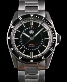 MMI Watches Turret 300M V2- STEEL BLACK Model: TRD-01 (NH35)