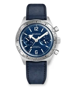 Wolbrook Skindiver WT Chrono-Mecaquartz Blue Chronograph