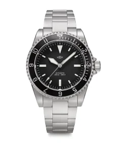 MkII Watches Fulcrum 39 non-date 12-hr Bezel (Blk)
