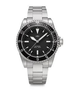MkII Watches Fulcrum 39 non-date 12-hr Bezel (Blk)