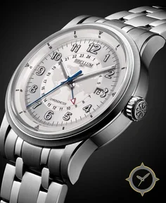 Brellum Wyvern GMT Silver dial