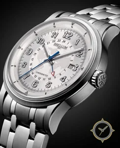 Brellum Wyvern GMT Silver dial
