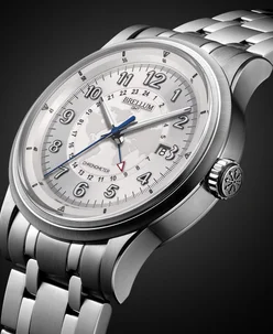 Brellum Wyvern GMT Silver dial