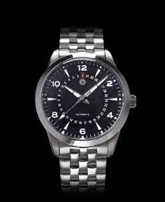 MMI Watches NOR-LIGHT: "BLACK DATE SAPPHIRE DIAL" MODEL NL-04