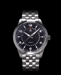MMI Watches NOR-LIGHT: "BLACK DATE SAPPHIRE DIAL" MODEL NL-04
