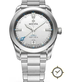 Monta Atlas, Opalin Silver Dial