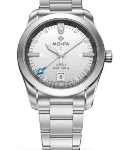 Monta Atlas, Opalin Silver Dial