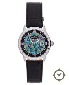 Heritor Automatic Protégé Leather-Band Watch w/Date