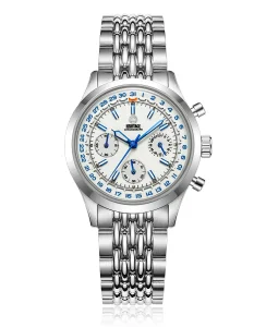 MMI Watches HERITAGE 38 CHRONOGRAPH ARCTIC WHITE: HTC-04 (ESTIMATED DELIVERY AUGUST 2026)