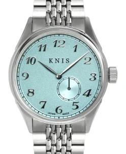 KNIS Kyoto KODOU Small Seconds Automatic – Ice Blue Stainless Steel Bracelet (KN009-IBLRC)