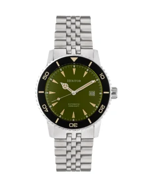 Heritor Watches Heritor Automatic Hurst Bracelet Watch Olive