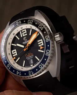 Ocean Crawler Core Diver GMT – Swiss Automatic Blue/Black
