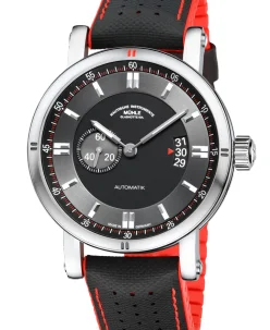 Mühle Glashütte Teutonia Sport II with leather/rubber strap