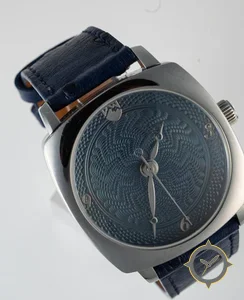 5280 Watch Company Ajax Blue-Black Grade 5 Anodized Niobium Dial