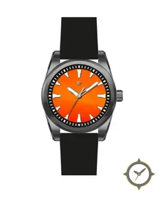 Orange Agate Basilea Titanium Grade 5 automatic watch