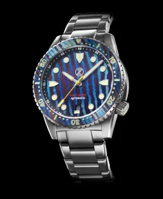 Zelos Mako V3 300m Steel 'Ti-Damascus' Limited Edition