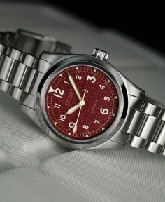 Cincinnati Watch Company The Cincinnatus Field Burgundy Manual Wind