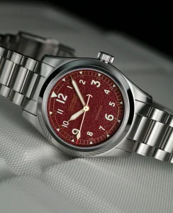 Cincinnati Watch Company The Cincinnatus Field Burgundy Manual Wind