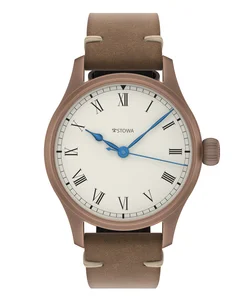 Stowa Marine Bronze Vintage 36 roman silver
