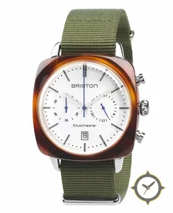 Briston Clubmaster Vintage Chrono White