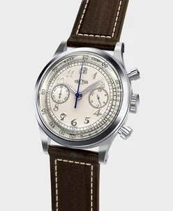 Time This 1940S VINTAGE STYLE CHRONOGRAPH (SILVER)