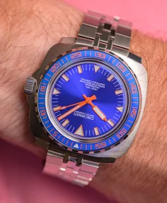 Cincinnati Watch Company Desk Diver - Professional Electric Blue