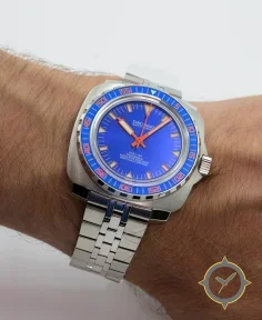 Cincinnati Watch Company Desk Diver Professional Electric Blue