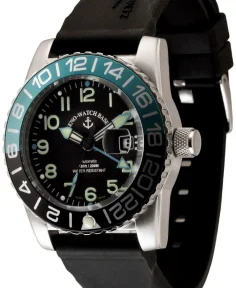 Zeno-Watch Basel Airplane Diver Automatic GMT Numbers (Dual Time)