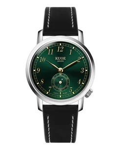 Kuoe OLD SMITH 90-007 Automatic Green Sunray Dial