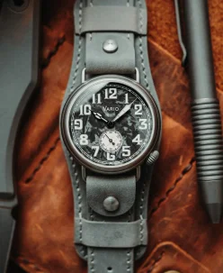 Vario x RZE UltraHex™ Titanium Trench Lumed Carbon Fibre Watch
