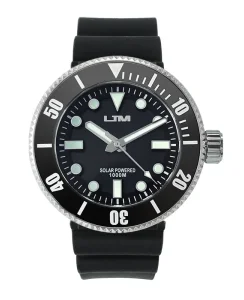 San Martin SN001-G-LJM Seiko VS37 Solar Movement Black Ceramic Bezel