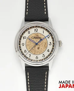 Vario Empire Art Nouveau Outer Black Handwound Dress Watch