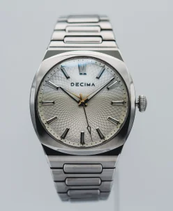 Decima Watches Gatekeeper White & Silver