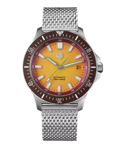 San Martin SN0118-G2 Gradient Orange Mesh Bracelet