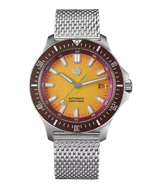 San Martin SN0118-G2 Gradient Orange Mesh Bracelet