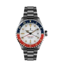 Steinhart Ocean 39 vintage GMT premium white ceramic