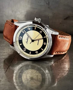 Enoksen Aeschbach 1957 Swiss Automatic Dress Watch