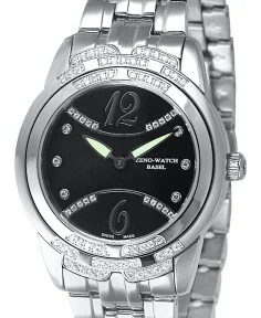 Zeno-Watch Basel Fashion Swarowski Crystals Shell
