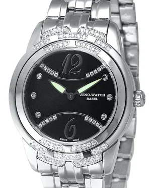Zeno-Watch Basel Fashion Swarowski Crystals Shell