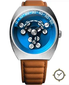 Scrambler Automatic Wandering Hour Blue Tan