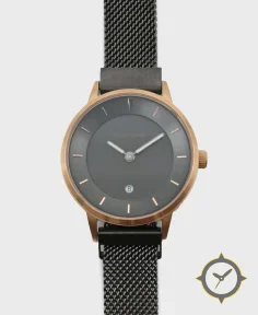 Gunmetal Rose Minimalist Mesh