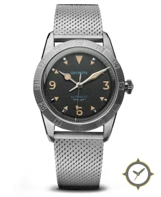 Airstream Frontier Watch Black Textured Dial