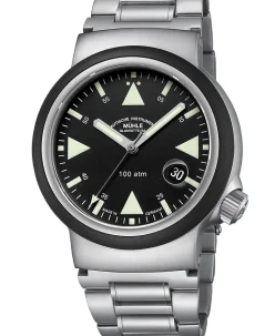 Mühle Glashütte S.A.R. Rescue-Timer with metal bracelet