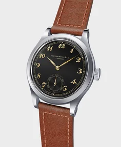Time This 1950S VINTAGE STYLE Sub-second (BLACK)