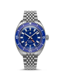 Jack Mason Strat-o-timer Titanium Diver GMT Cobalt