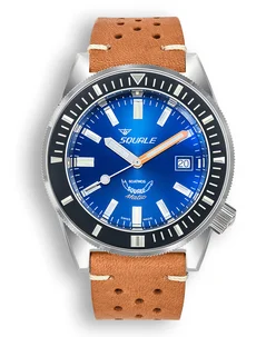 Squale Matic Dark Blue Leather