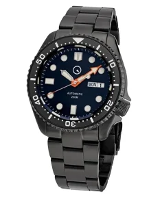 Islander Black Dial Automatic with DLC Case and Bracelet, AR Sapphire Crystal, and Luminous Ceramic Bezel Insert