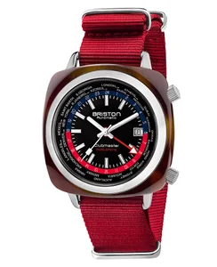 Briston Clubmaster Traveler Worldtime Red