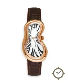 Exaequo Classic Melting Stainless Steel 316L White PVD Rose Gold